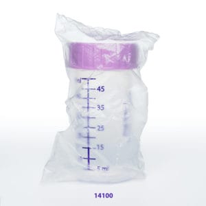 Sterifeed Disposable Bottle 50ml w/ Tamper Evident Bag  (200/case)