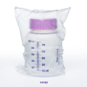 Sterifeed Disposable Bottle 100ml w/ Tamper Evident Bag  (100/case)