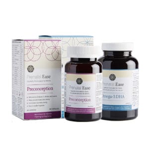 Paquet Prenatal Ease Omega avec Prenatal Ease Préconception